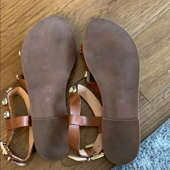 💕x2HP💕Exe Carmen leather crystal sandals - Picture 14 of 14